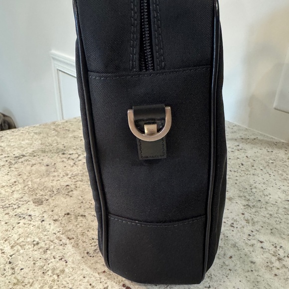 AUTHENTIC SALVATORE FERRAGAMO UNISEX BUSINESS BAG - BLACK - Picture 6 of 13